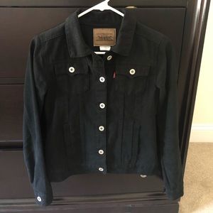 LEVI AND STRAUSS BLACK Jeans Jacket!!
